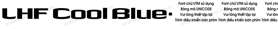 LHF Cool Blue字体转换